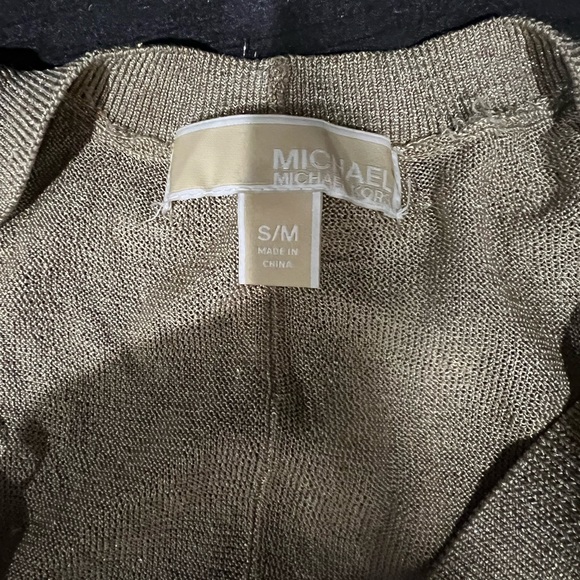 Michael Kors metallic gold sweater size S/M‎ - Picture 6 of 6